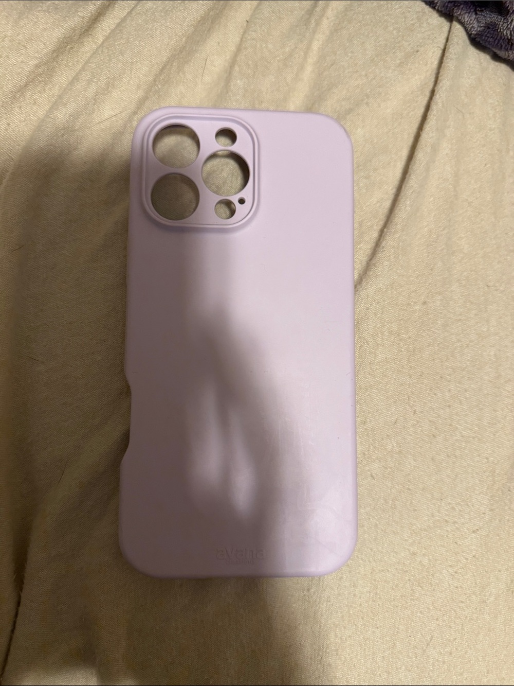iPhone 16 pro max Lavender Silicone iPhone Case